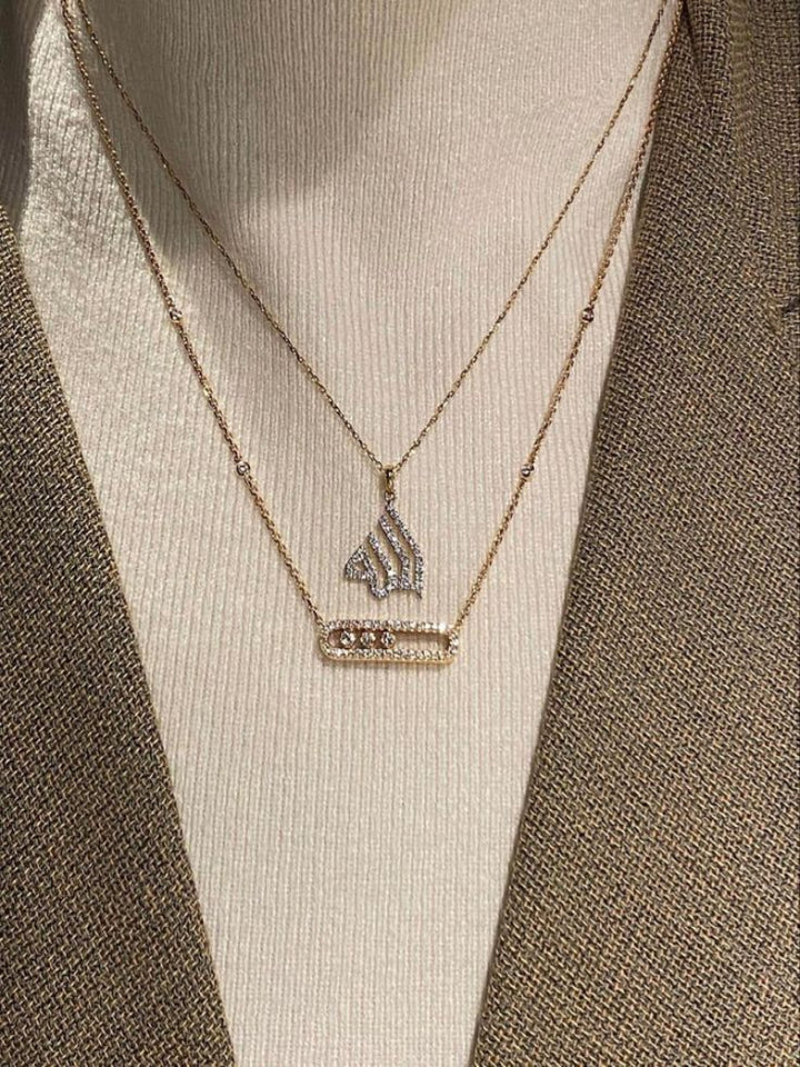 Eimear - Diamond Pendant Necklace