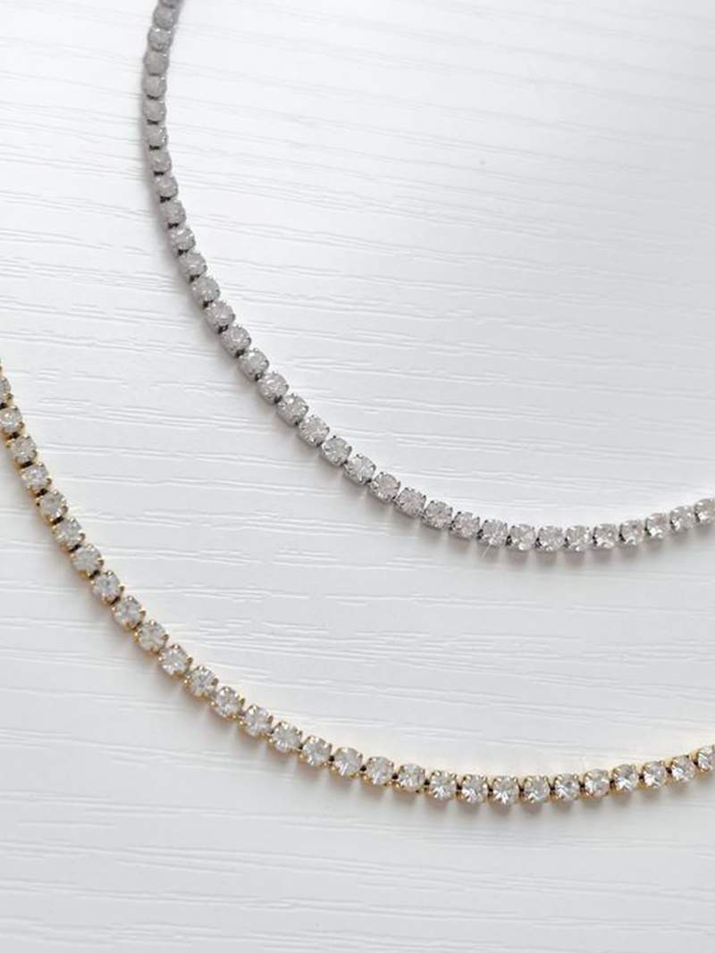 Sadhbh - Gold Rivière Necklace