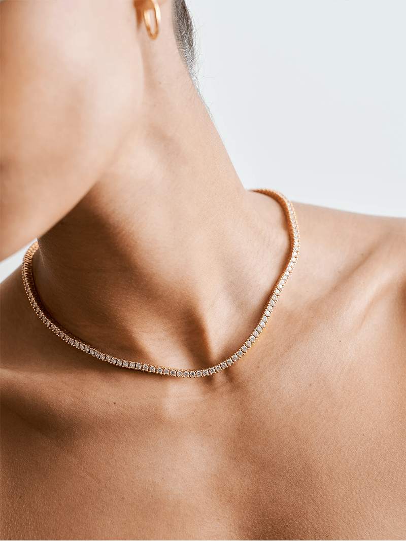Sadhbh - Gold Rivière Necklace