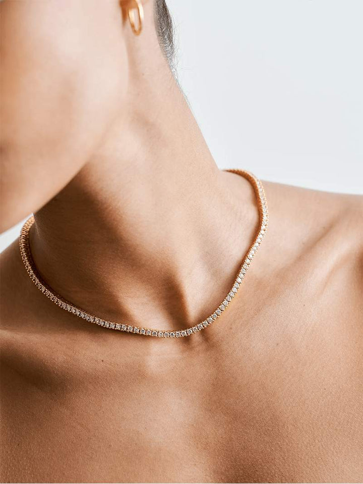 Sadhbh - Gold Rivière Necklace