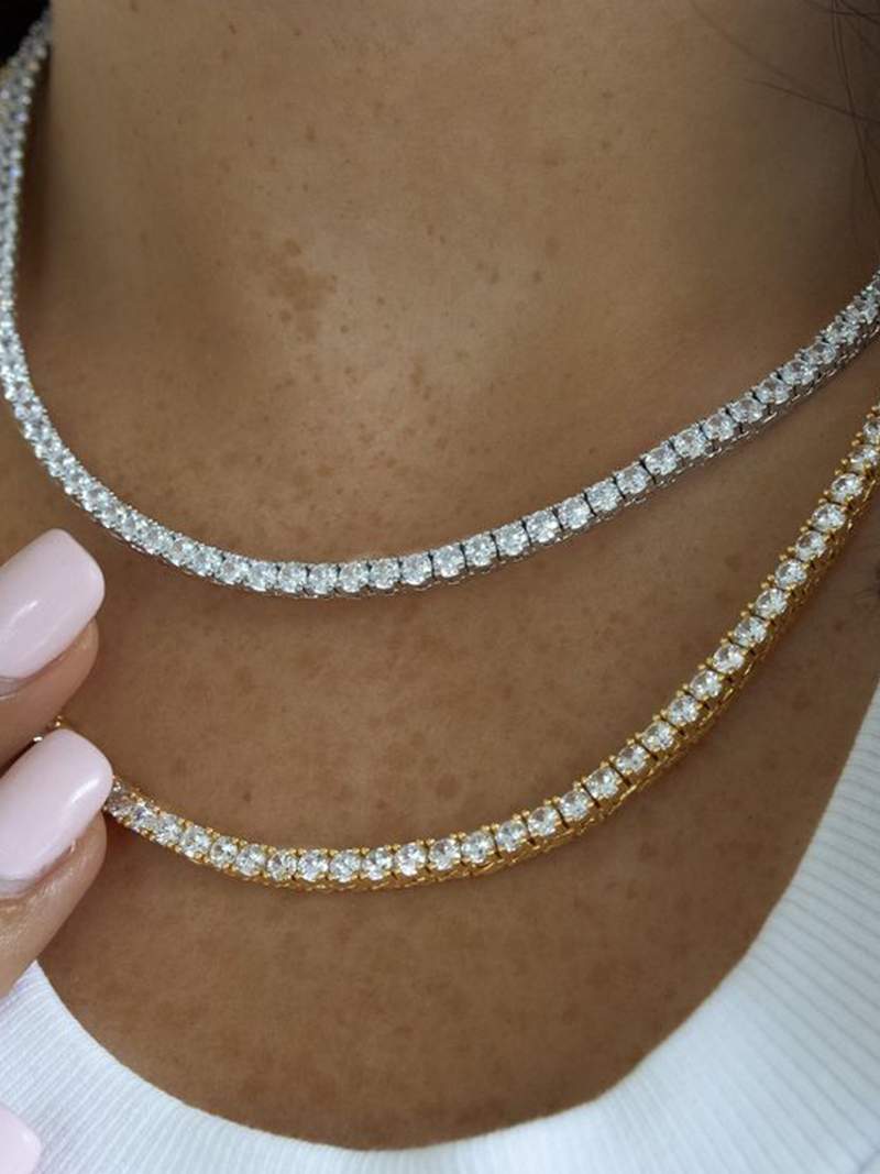 Sadhbh - Gold Rivière Necklace