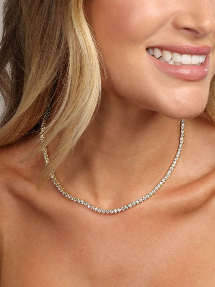 Sadhbh - Gold Rivière Necklace