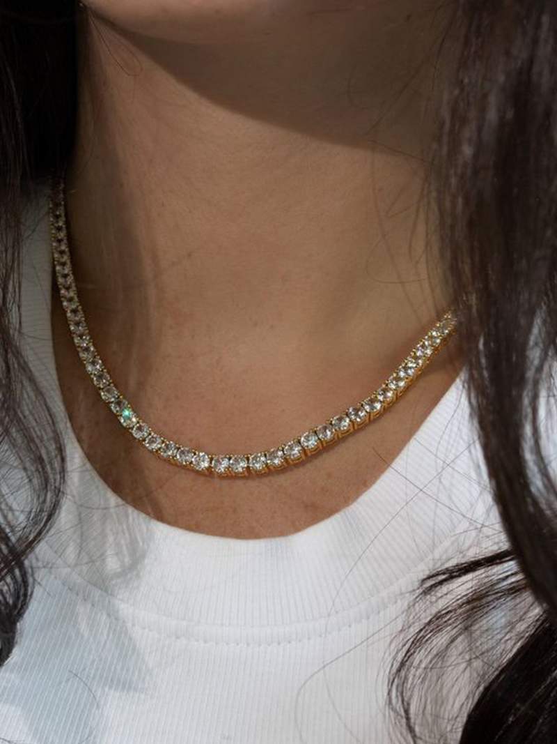 Sadhbh - Gold Rivière Necklace