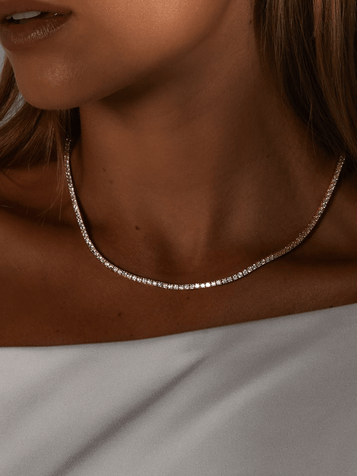 Sadhbh - Gold Rivière Necklace