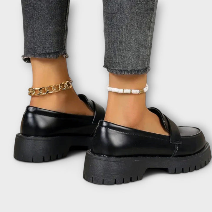 Eimear - Satin Moccasins