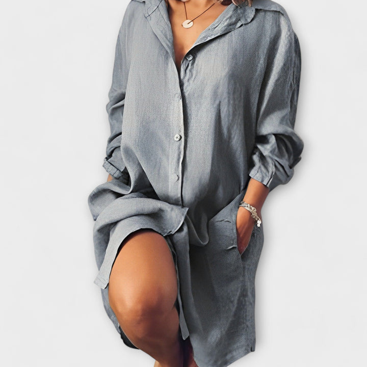 Eabha - Casual Linen Blouse