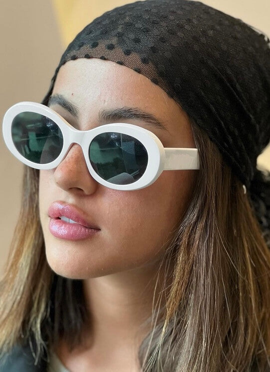 Solange | Lunettes de Soleil Ovales Vintage