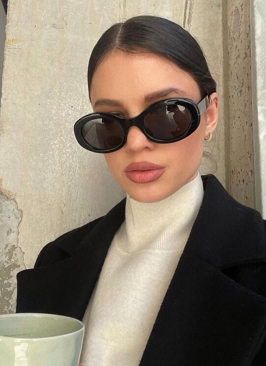 Solange | Lunettes de Soleil Ovales Vintage
