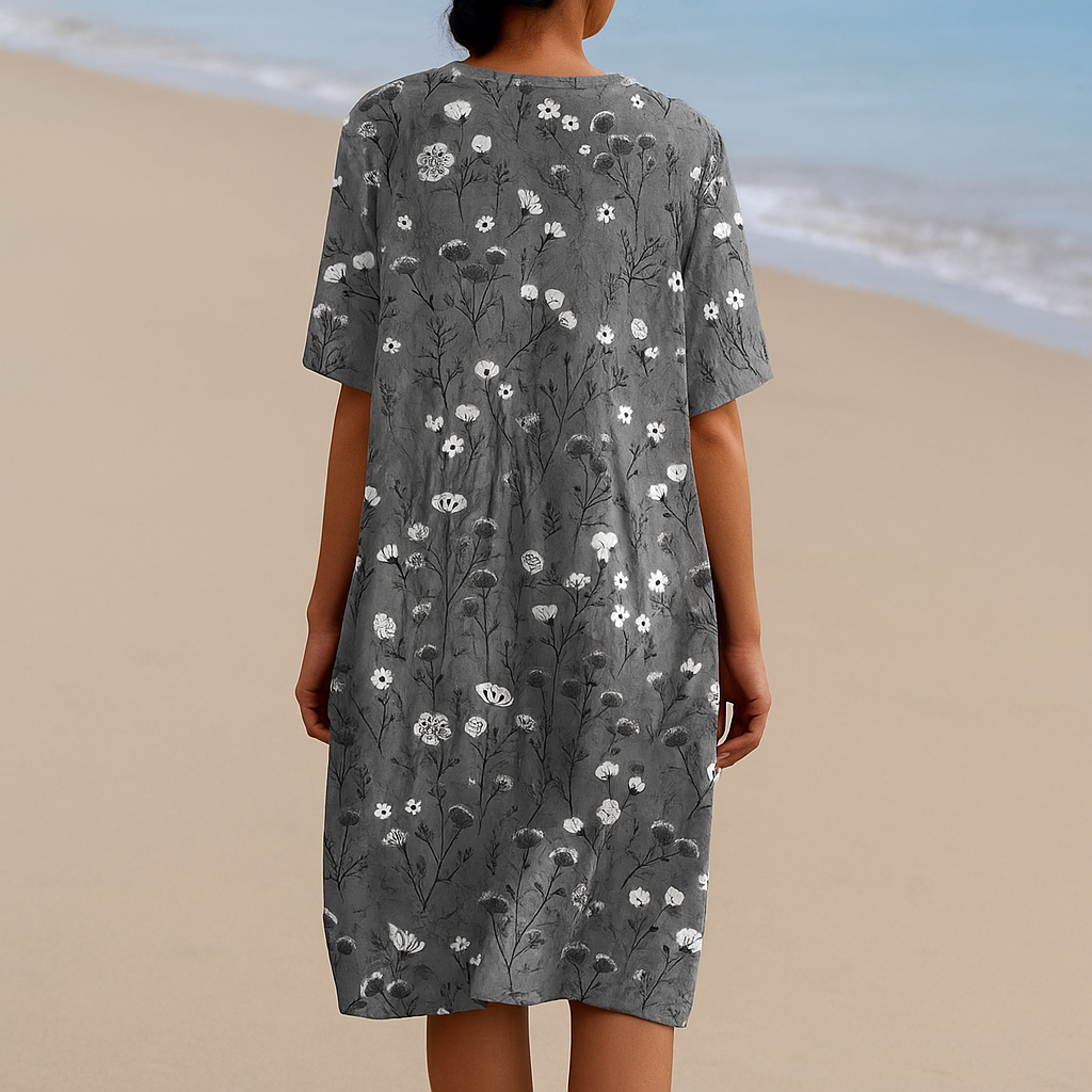 Eimear - Floral Cotton Dress