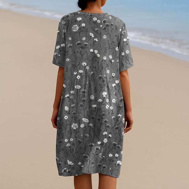 Eimear - Floral Cotton Dress