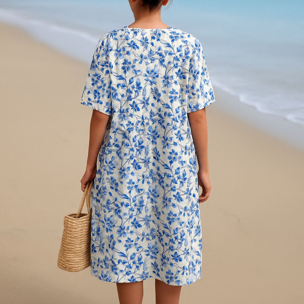 Dervla - Cotton Floral Dress