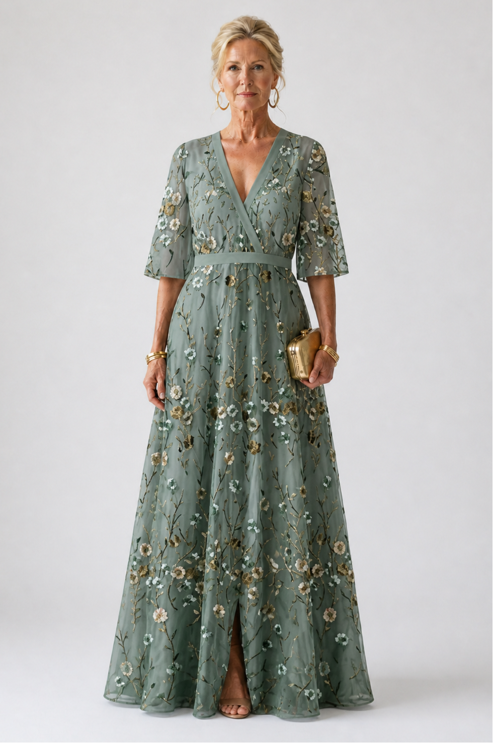 Lucie | Robe Maxi Fleurie