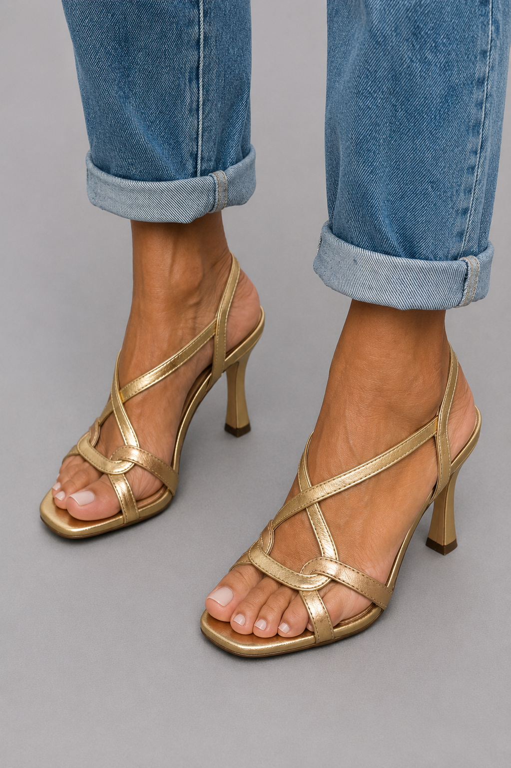 Charlotte | Sandales Dorées Charme Estival