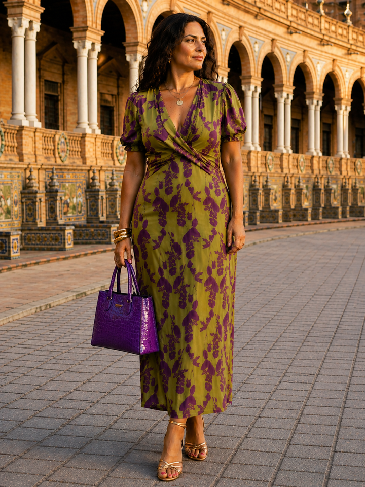 Gwenaëlle | Robe Maxi Fleurie Fluide