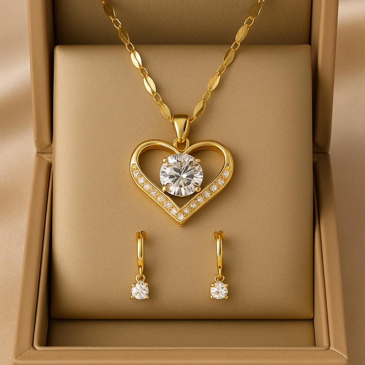 Eimear - Heart Pendant Necklace