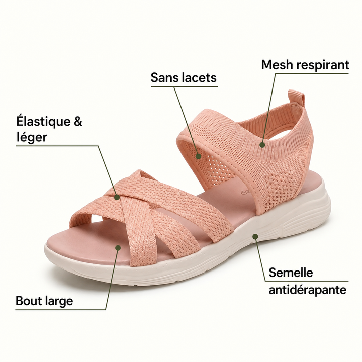 Emmeline | Sandales Orthopédiques Confort Ergonomique