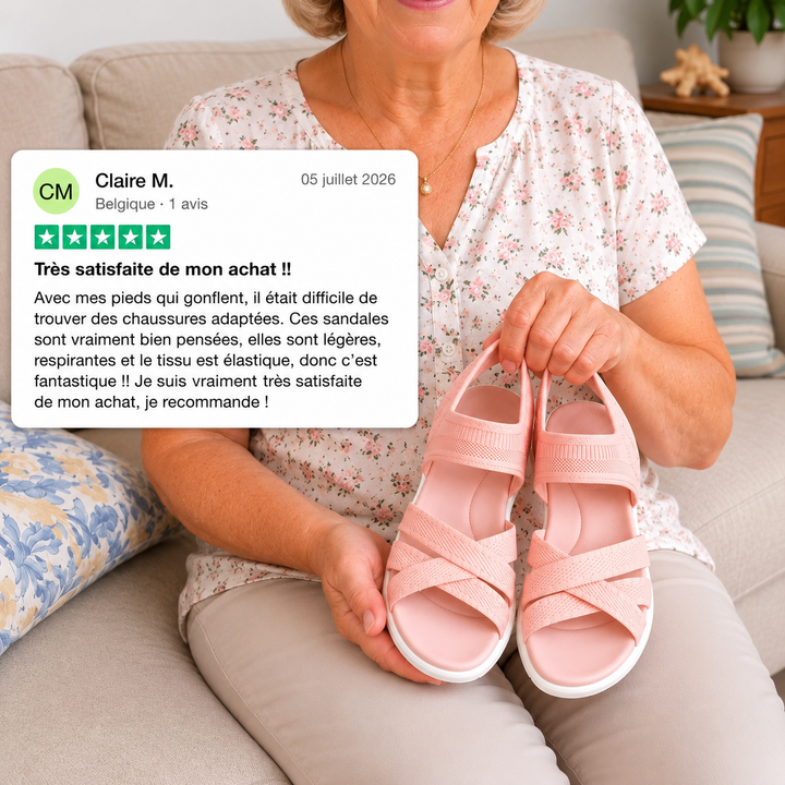 Emmeline | Sandales Orthopédiques Confort Ergonomique