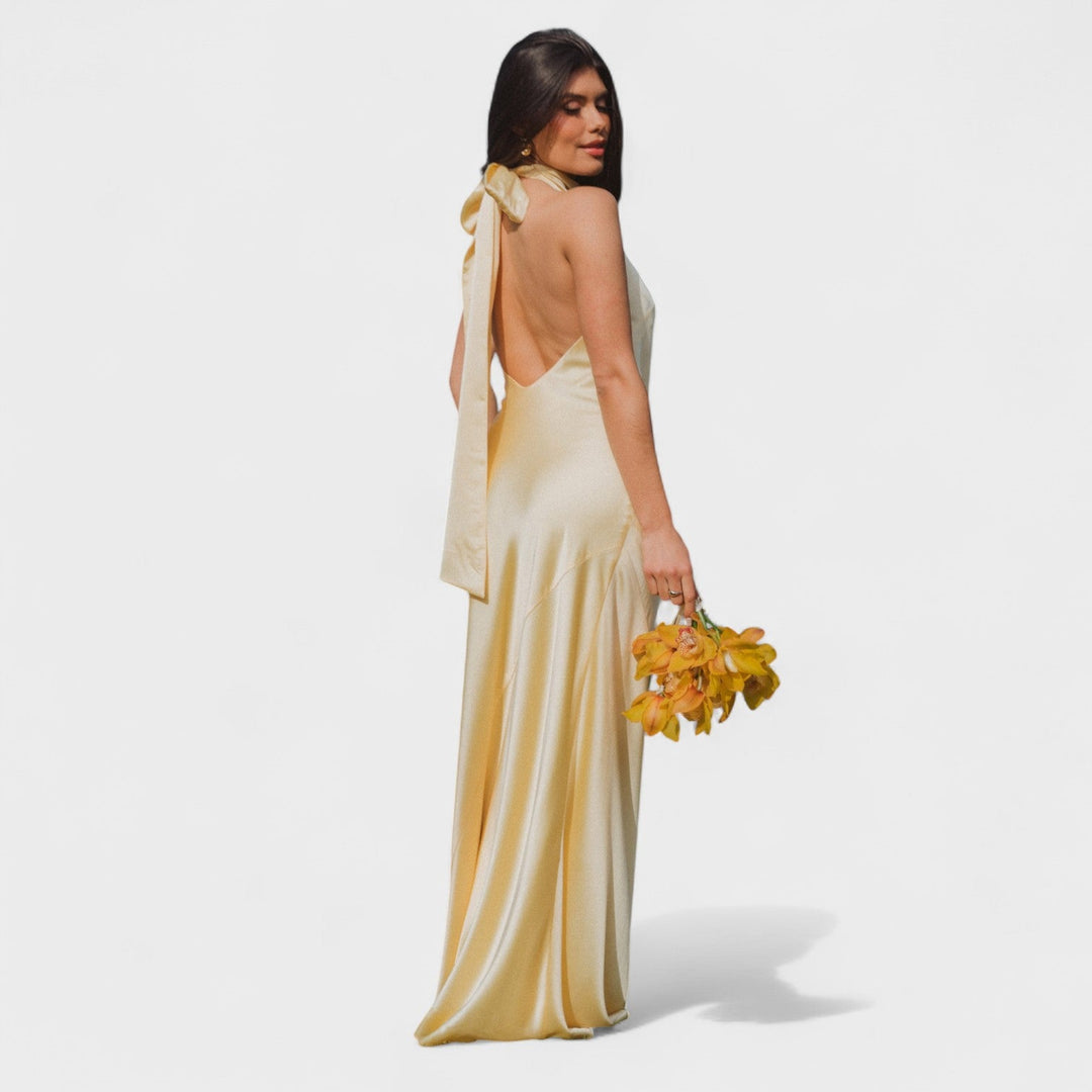 Órla - Satin Bow Dress