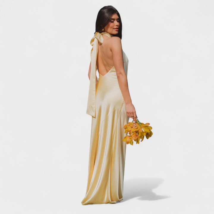 Órla - Satin Bow Dress
