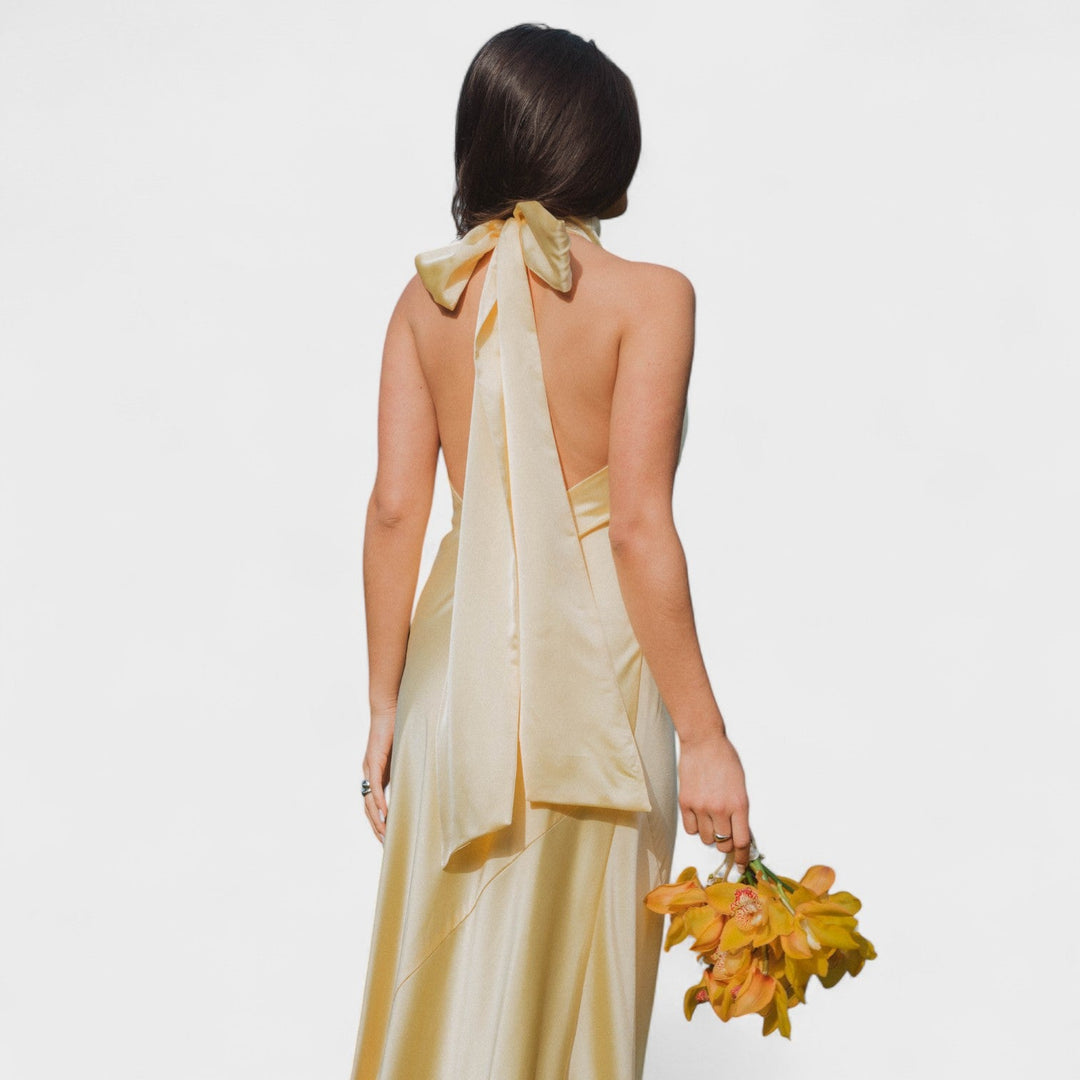 Órla - Satin Bow Dress