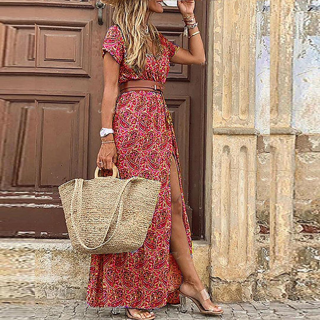 Eabha - Maxi Dress with Belt