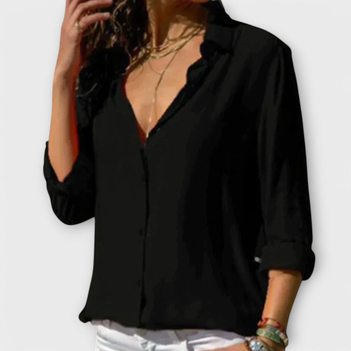 Eithne - Elegant Embroidered Blouse