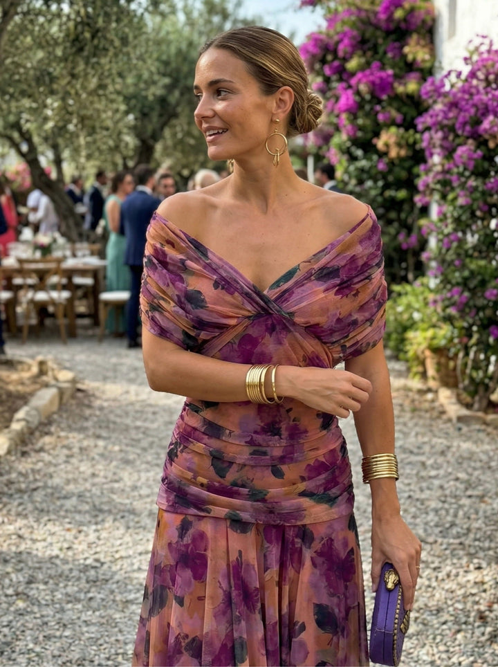 Nadine | Robe Longue Col en V