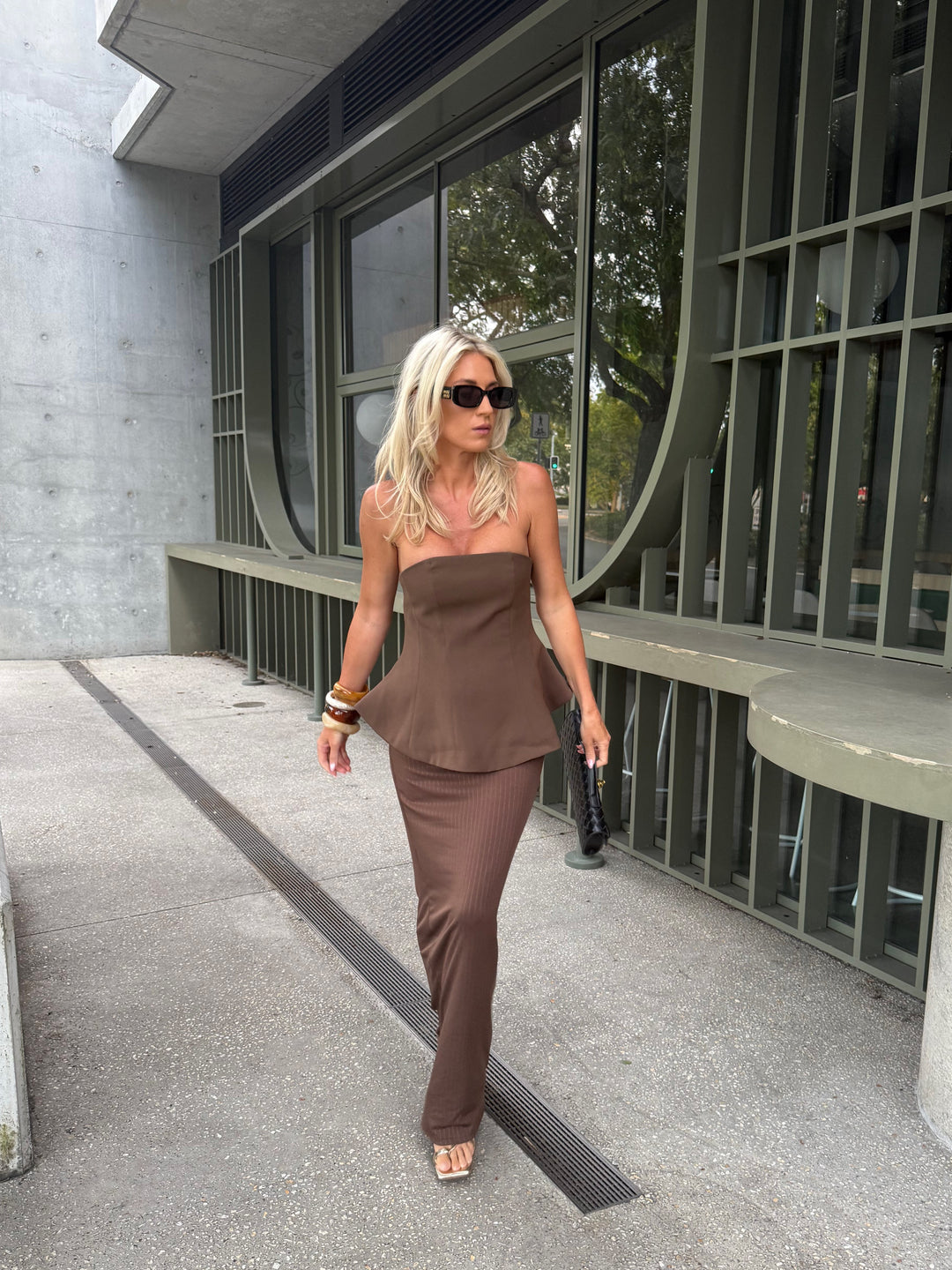 Maeve - Strapless Maxi Dress