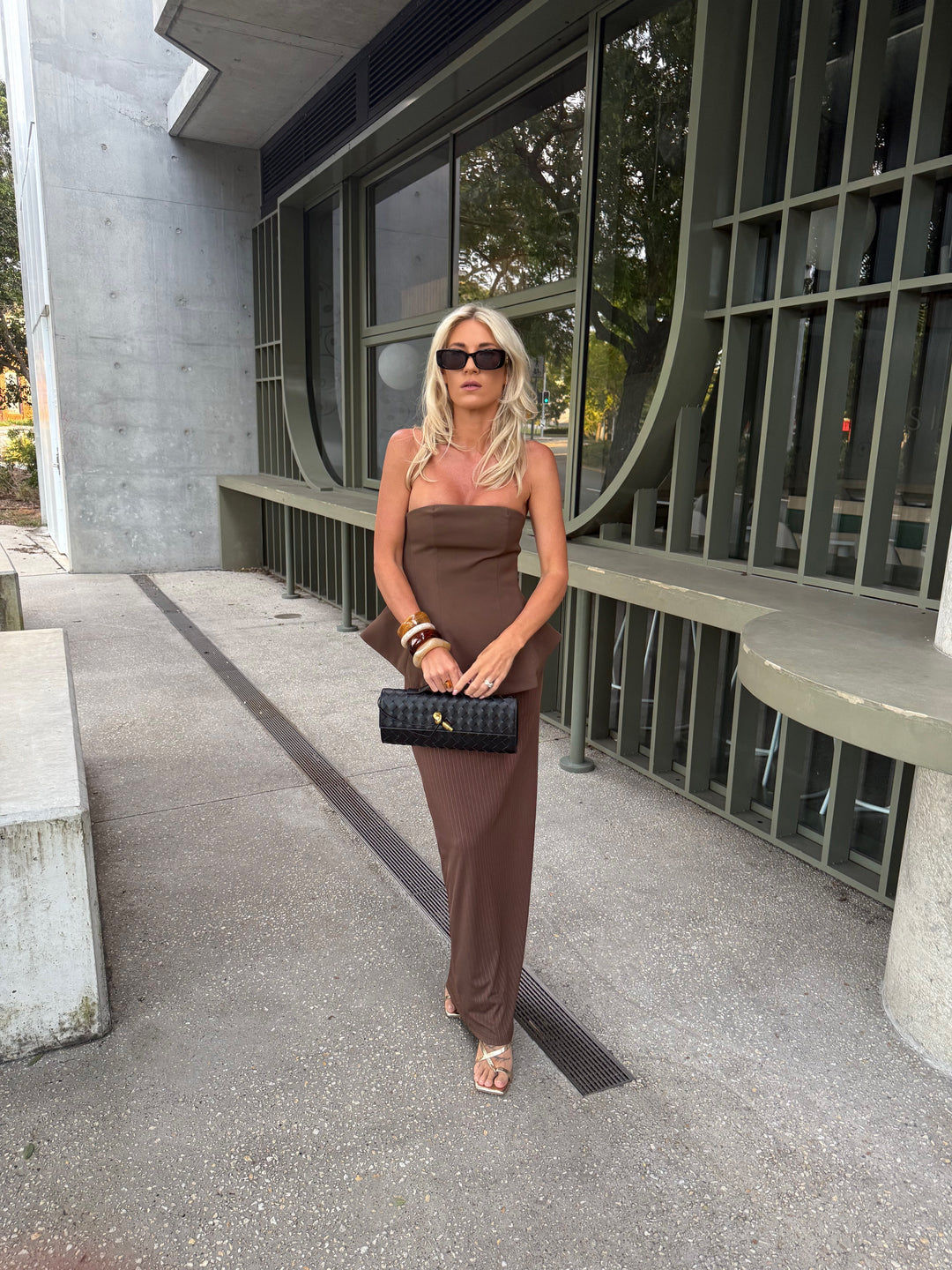 Maeve - Strapless Maxi Dress