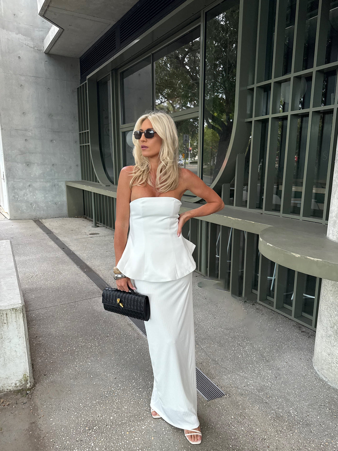 Maeve - Strapless Maxi Dress