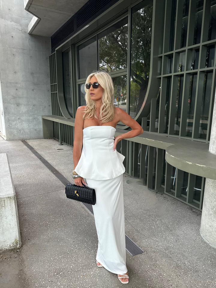 Maeve - Strapless Maxi Dress