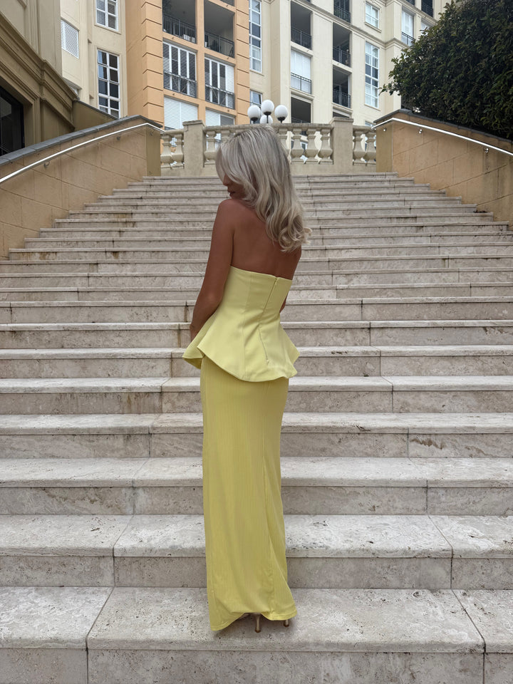 Maeve - Strapless Maxi Dress