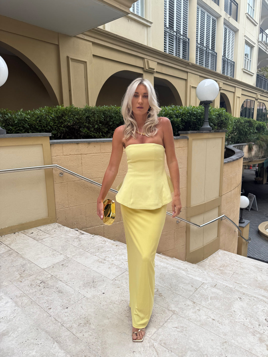 Maeve - Strapless Maxi Dress