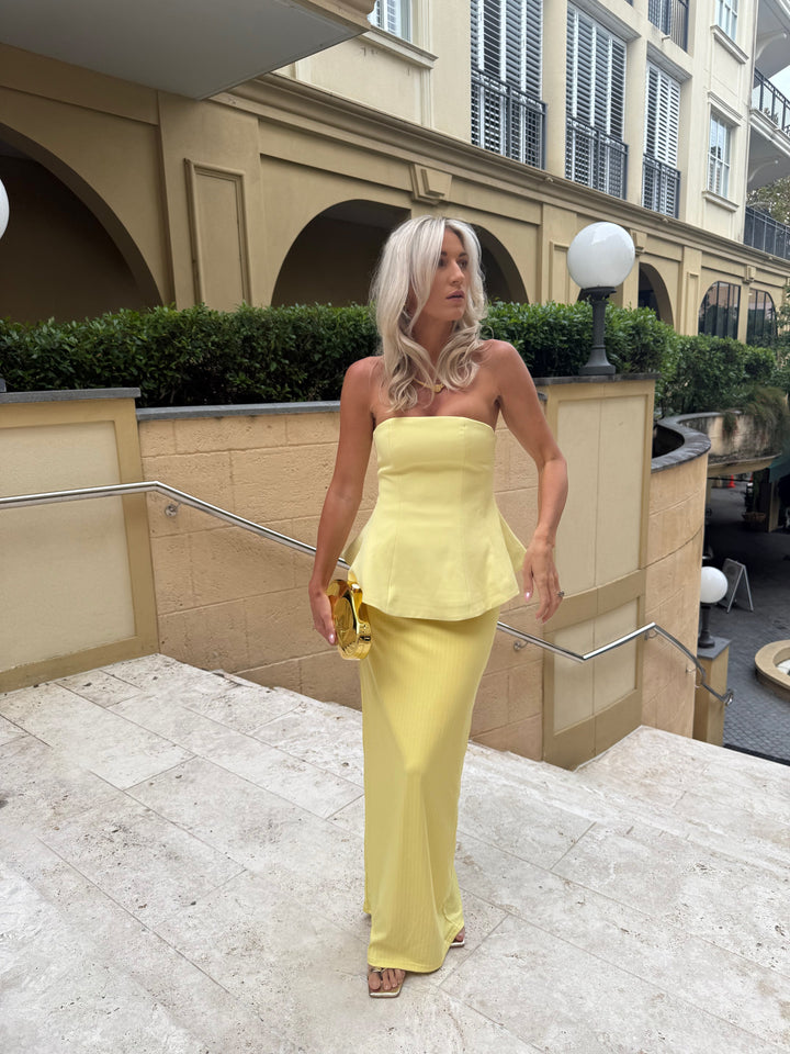 Maeve - Strapless Maxi Dress