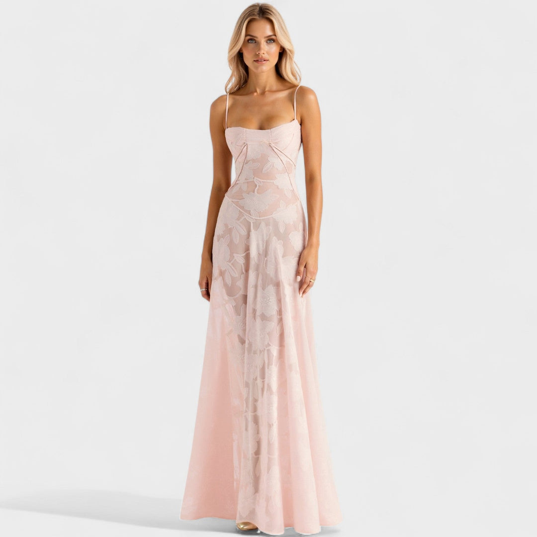 Caoimhe - Floral Lace Maxi Dress