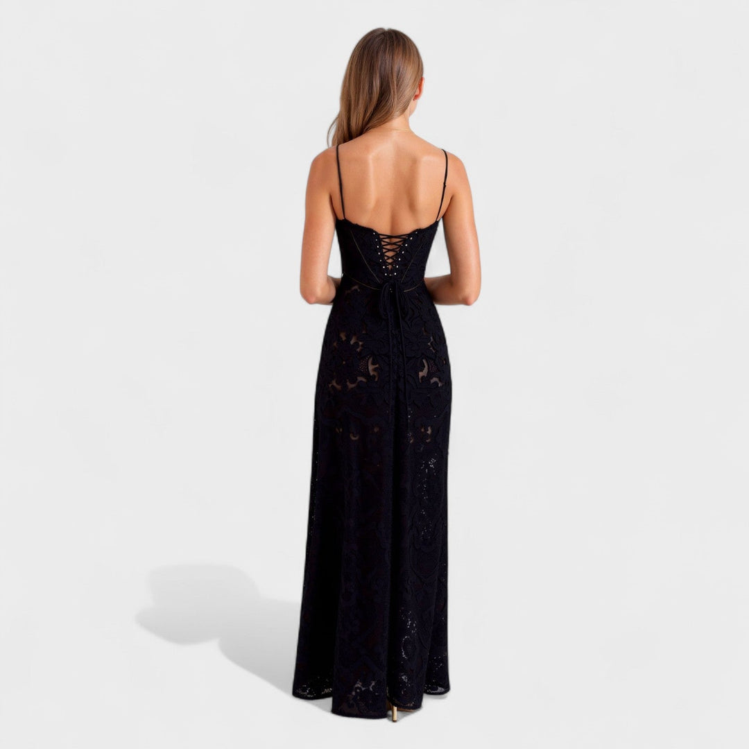 Caoimhe - Floral Lace Maxi Dress