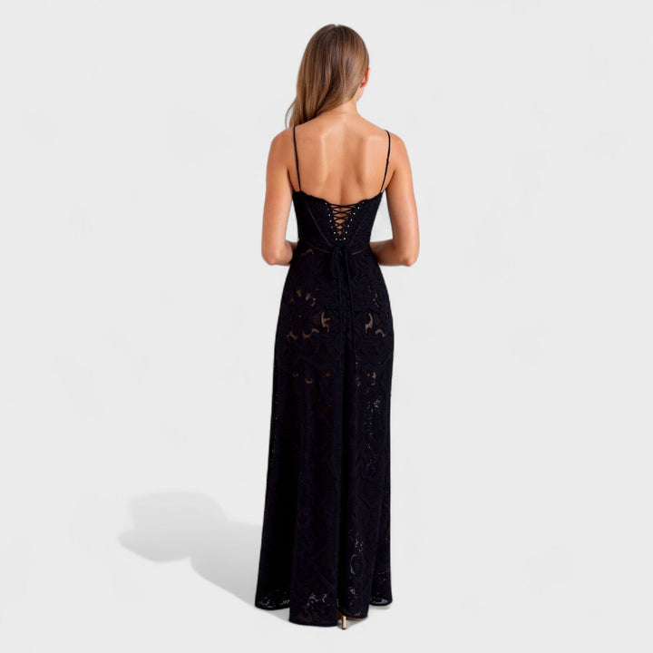 Caoimhe - Floral Lace Maxi Dress