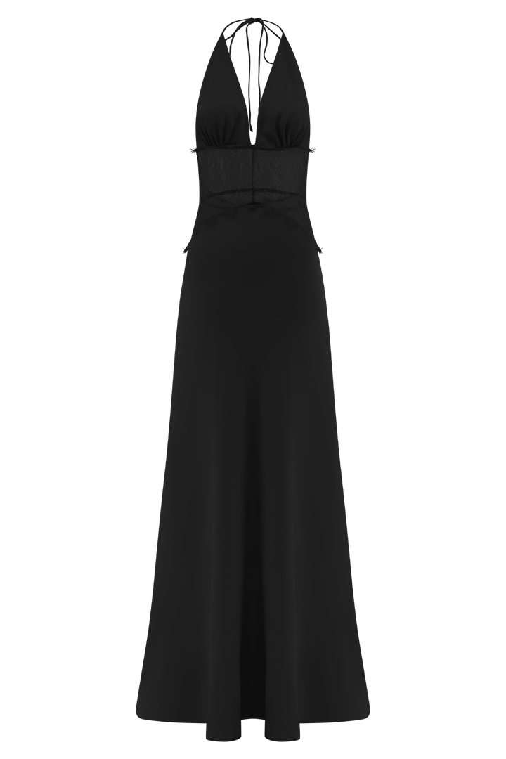 Eilís - Lace Satin Dress