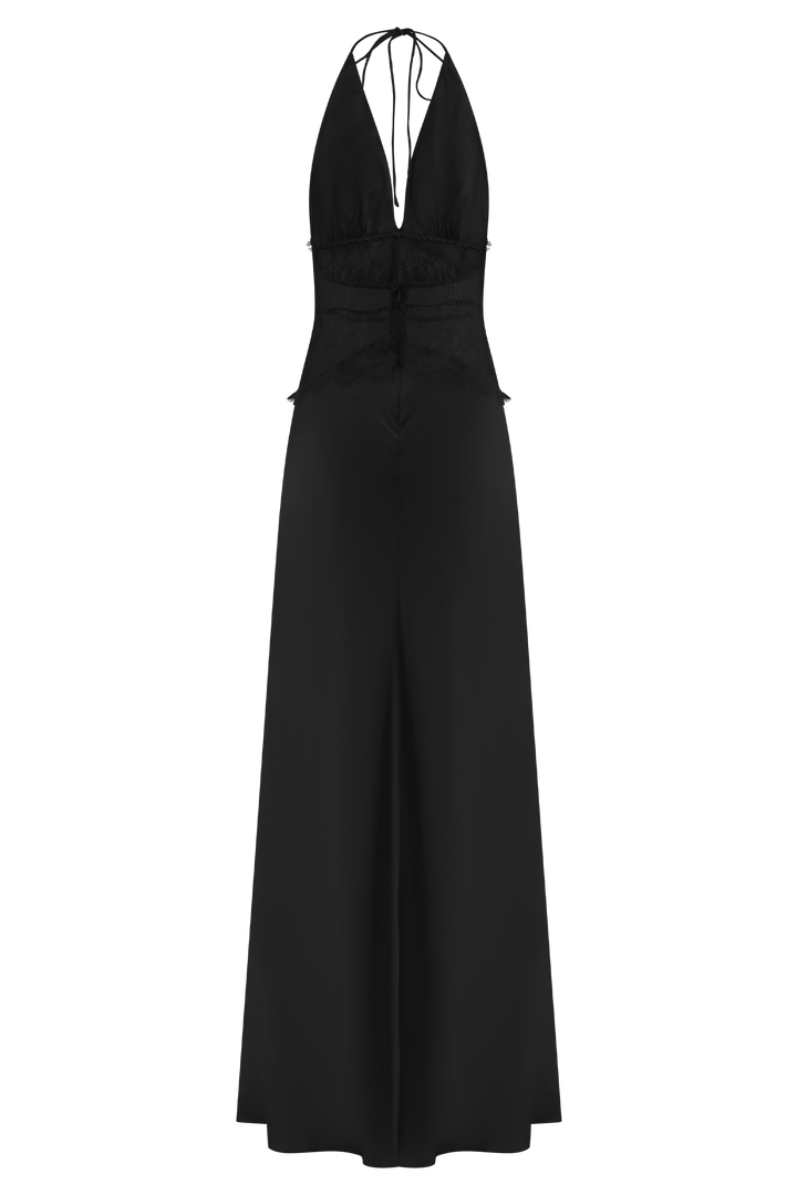 Eilís - Lace Satin Dress