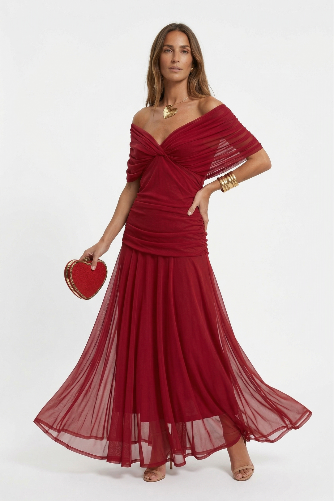 Nadine | Robe Longue Col en V