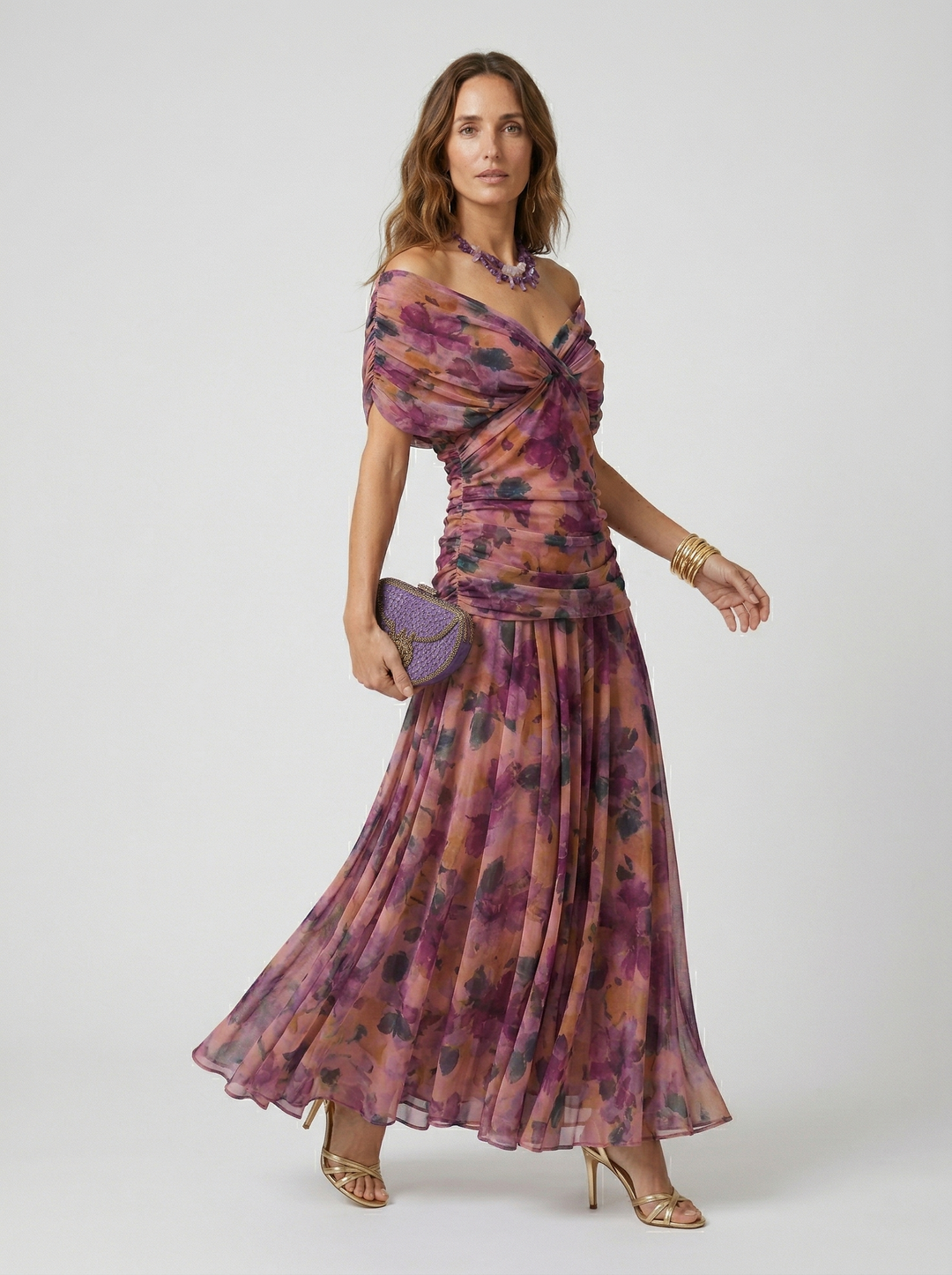 Nadine | Robe Longue Col en V