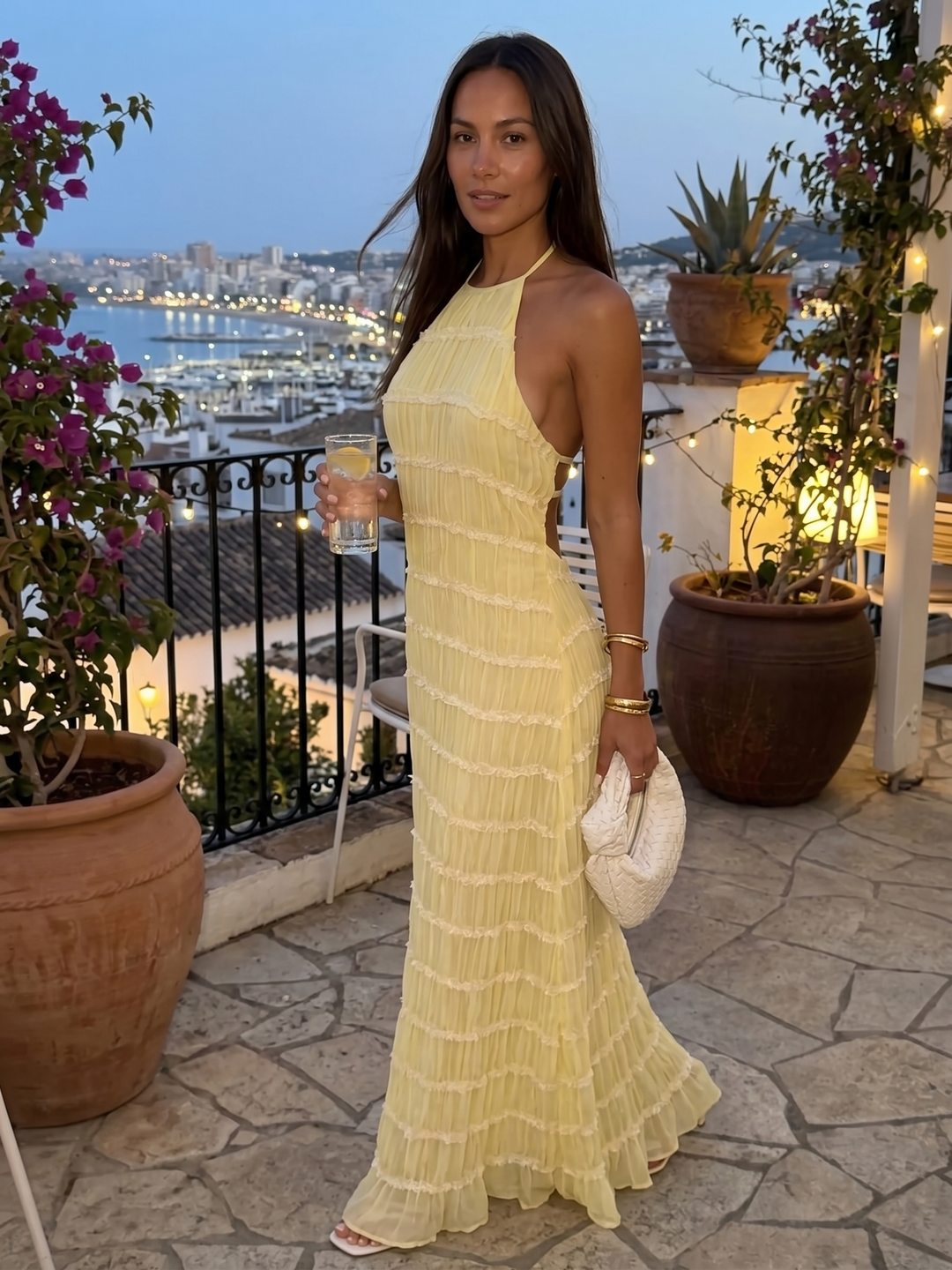 Iris | Robe Maxi d'Été
