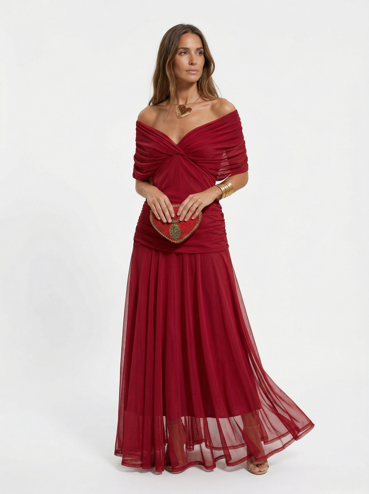 Nadine | Robe Longue Col en V