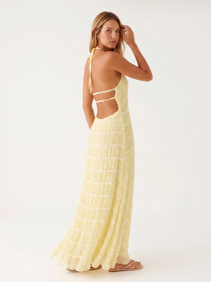 Iris | Robe Maxi d'Été
