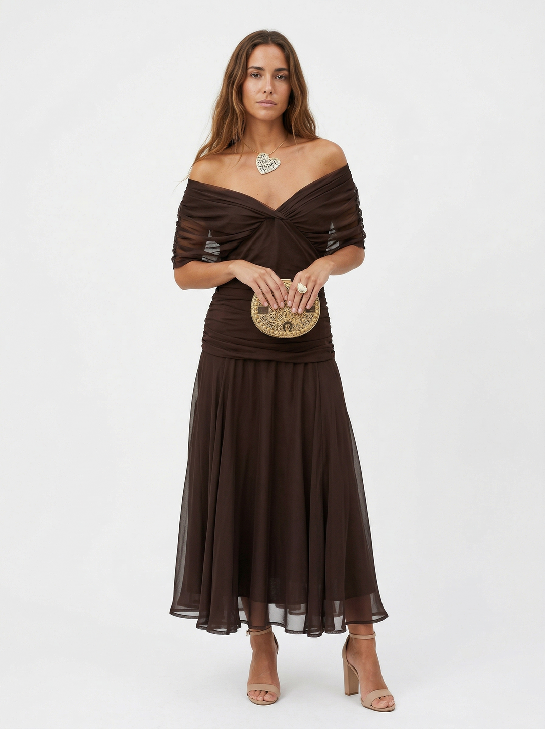 Nadine | Robe Longue Col en V