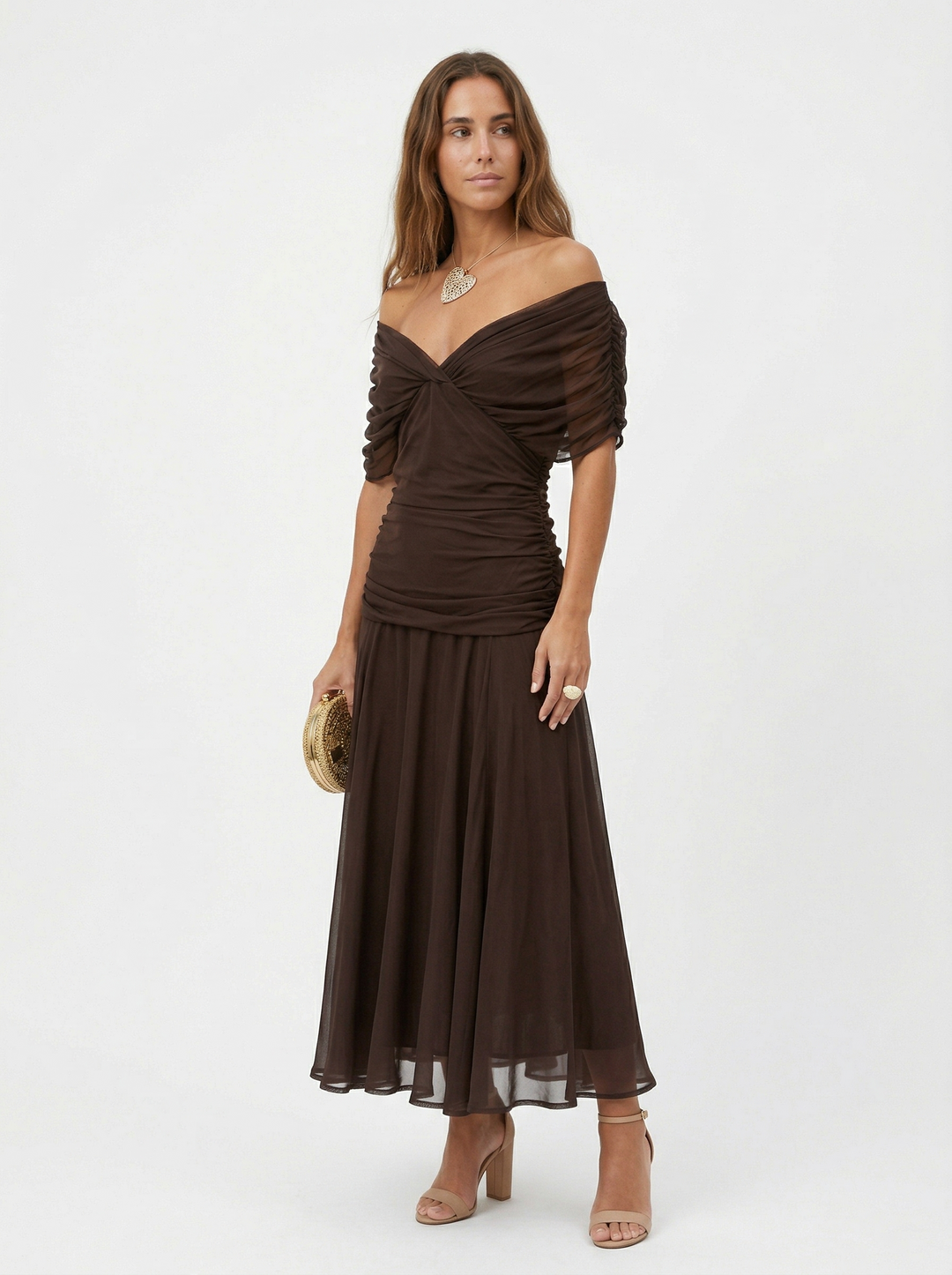 Nadine | Robe Longue Col en V