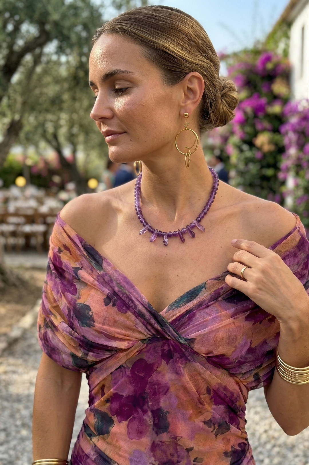 Nadine | Robe Longue Col en V
