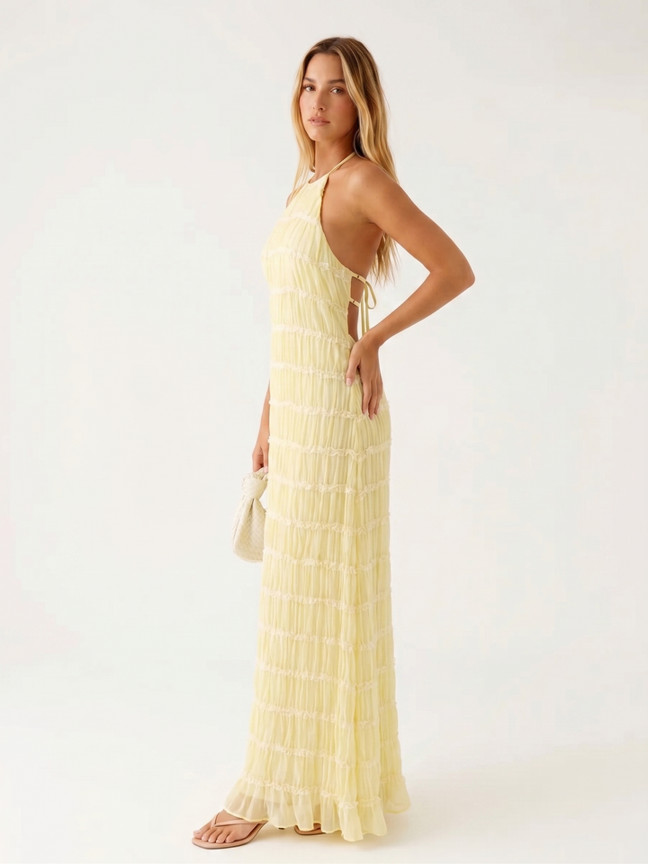 Iris | Robe Maxi d'Été