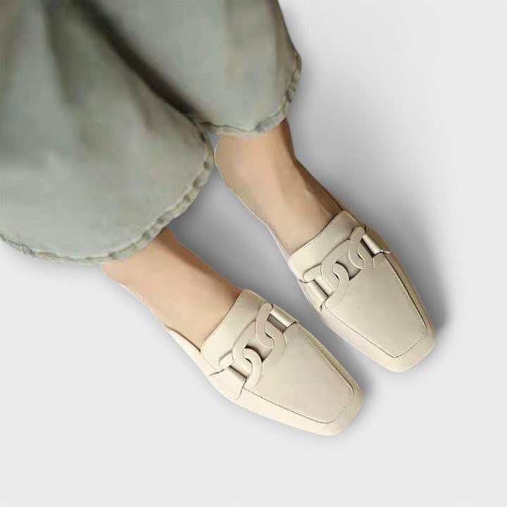 Eabha - Leather Orthopedic Slippers