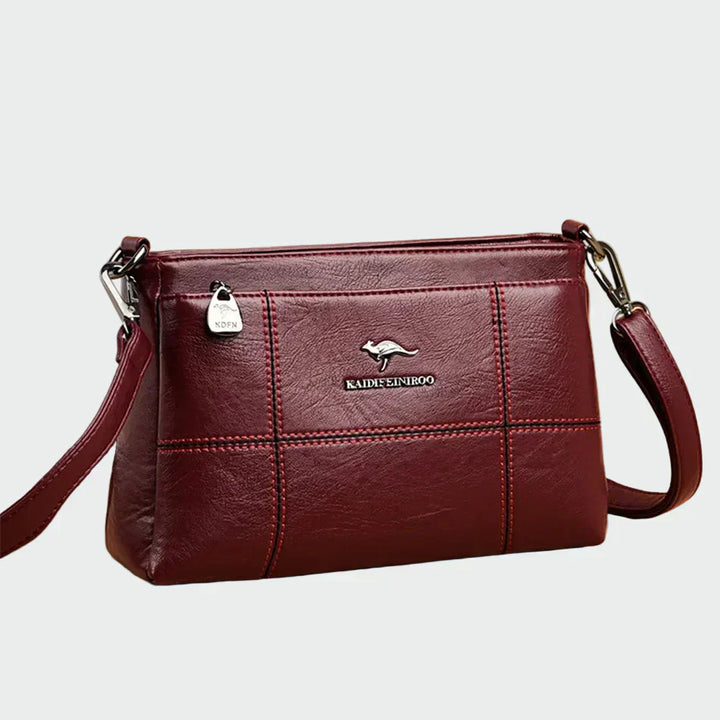 Síle - Burgundy Leather Bag